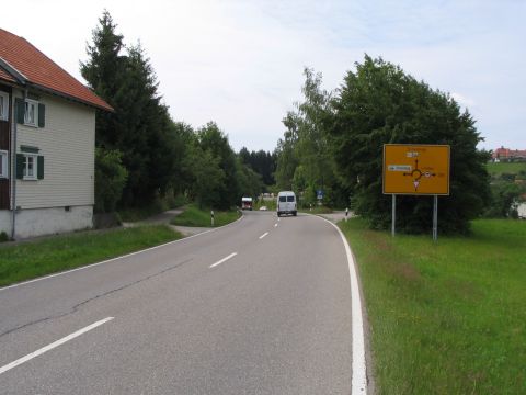 Bahnübergang vor Scheidegg