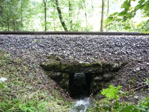 Brücke über einen Zufluss zum Uliesbach