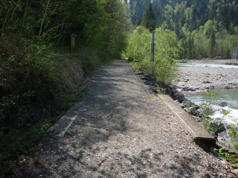 Brücken zwischen Weißachbrücke und Langenegg-Krumbach