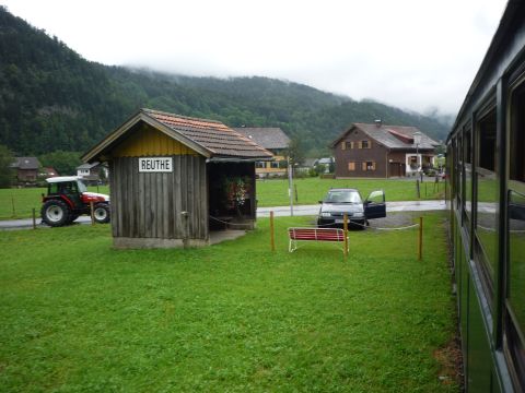 Haltestelle Reuthe in Vorarlberg