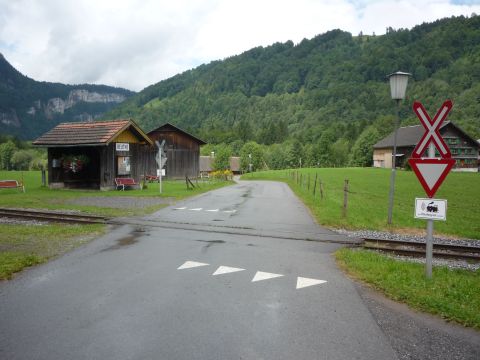 Haltestelle Reuthe in Vorarlberg
