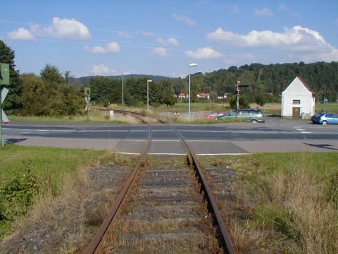 Bahnbergang ber die Hattorfer Strae