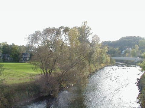 Geplante Brcke ber die Ulster