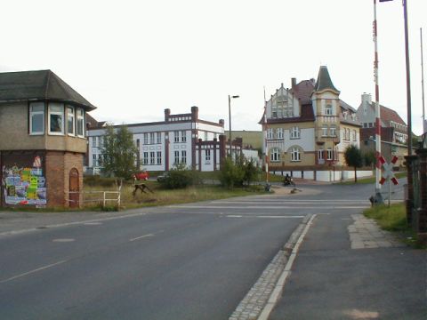 Bahnbergang ber die Vlkershuser Strae