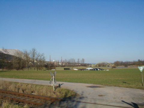 Bahnbergang bei Wlfershausen