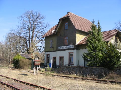 Bahnsteigseite Bahnhof Lauterbach Sd