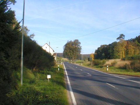 Brücke über die Bundesstraße von Eifa nach Breitenbach