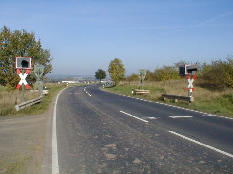 Bahnbergang ber die B 254