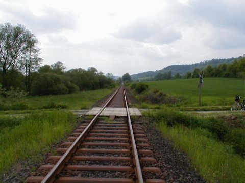 Bahnübergänge zwischen Beiershausen und Niederaula
