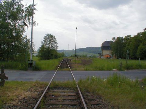 Bahnübergang über die Mengshäuserstraße