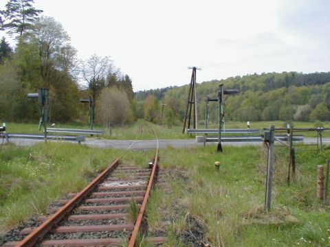 Bahnübergang bei der Steinmühle