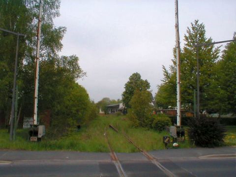 Bahnübergang über die Junker-Hoose-Straße