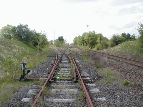 Abzweig der Werkbahn 2