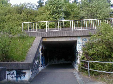 Brcke ber einen Fuweg