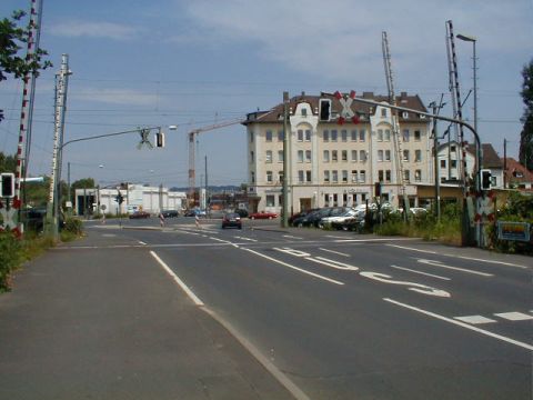 Bahnbergang ber die Shrestrae