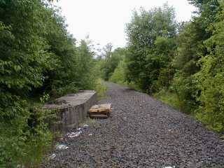 Bahntrasse vor Homberg