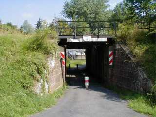 Brcke in Eschwege, Seitenansicht