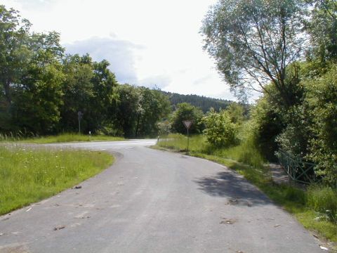 Ehemaliger Brcke ber die Strae von Pfieffe nach Spangenberg