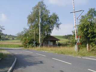 Bahnbergang zwischen Eschwege und Niederhone