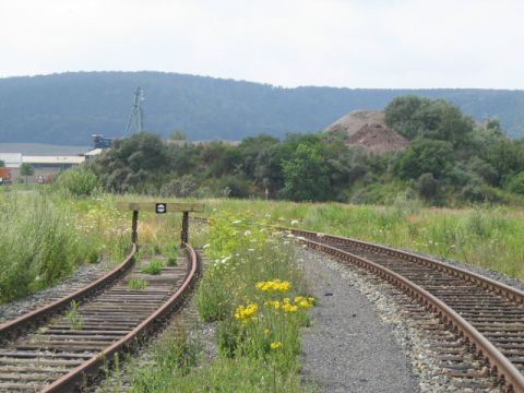 Abstellgleis vor Merkers