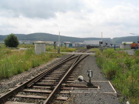 Einfahrt Umschlagplatz Merkers