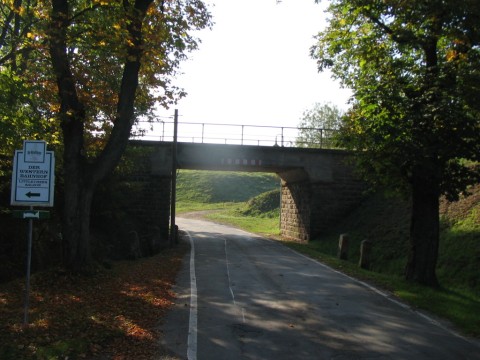 Brcke hinter dem Bahnhof Kleinbodungen