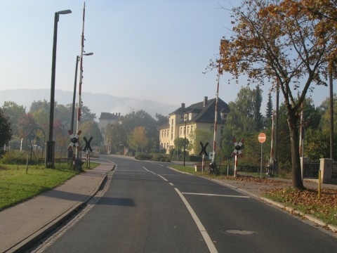 Bahnbergang in Bleicherode