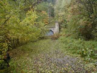 Zufahrt zum Ostportal Friedatunnel