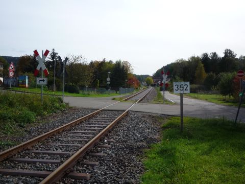 Bahnbergang ber die Auenmhlstrae