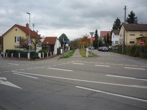 Bahnübergang über die Messplatzstraße