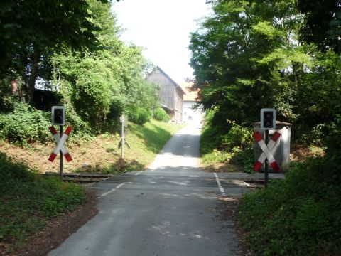 Bahnbergang in Neckarbischofsheim