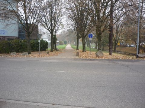 Bahnübergang über die Sinzheimer Straße