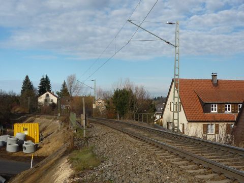 Brcke ber die Strae nach Schafhausen