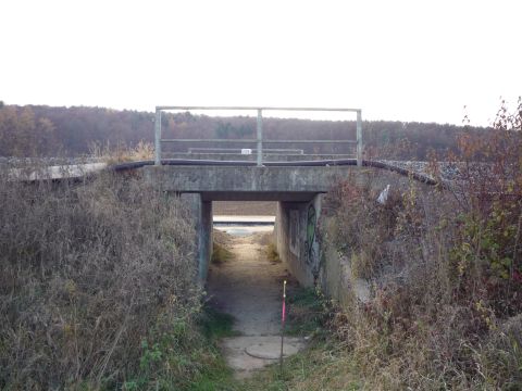 Brcke ber einen Fuweg