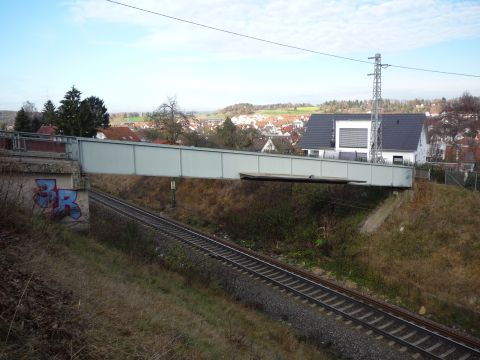 Wegbrcke zur Riestrae