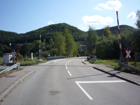 Bahnbergang in Mhringen