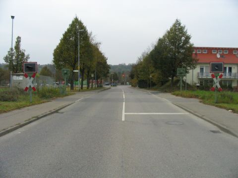 Bahnbergang in Jesingen