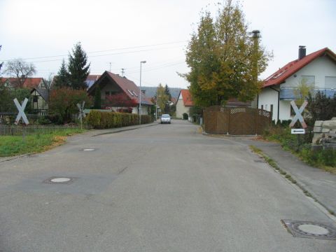 Bahnbergang in Jesingen