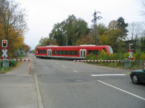 Bahnbergang in Kirchheim