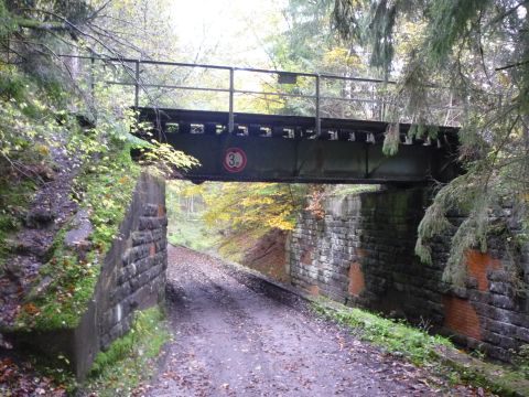 Brücke über einen Forstweg und den Tälesbach