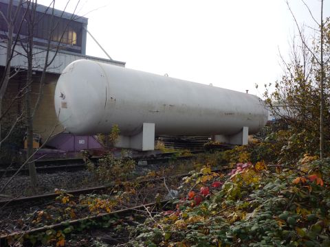 Abzweig pyrotechnische Fabrik und Stahlhandel