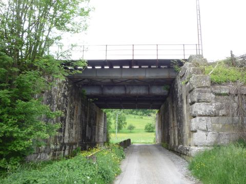 Brcke beim Bahnhof Gaildorf West