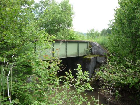 Brcke ber den Zusammenfluss von Steigersbach und Osterbach