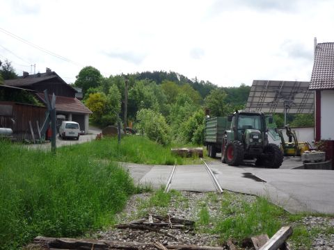 Bahnbergang in Laufen
