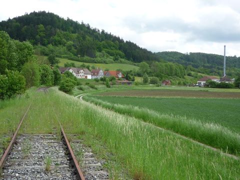 Zufahrt zum Bahnhof Brckingen