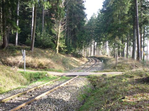 Bahnbergang zwischen Breitenfrst und Welzheim