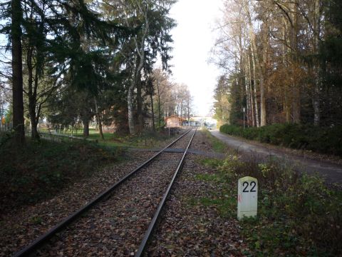 Bahnbergang zwischen Breitenfrst und Welzheim