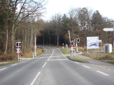 Bahnbergang ber die L 1150