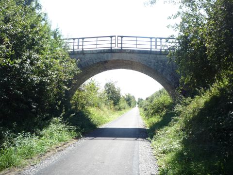 Brücke eines Feldwegs