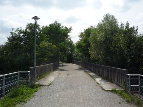 Brücke über Vorbach ünd Mühlkanal
